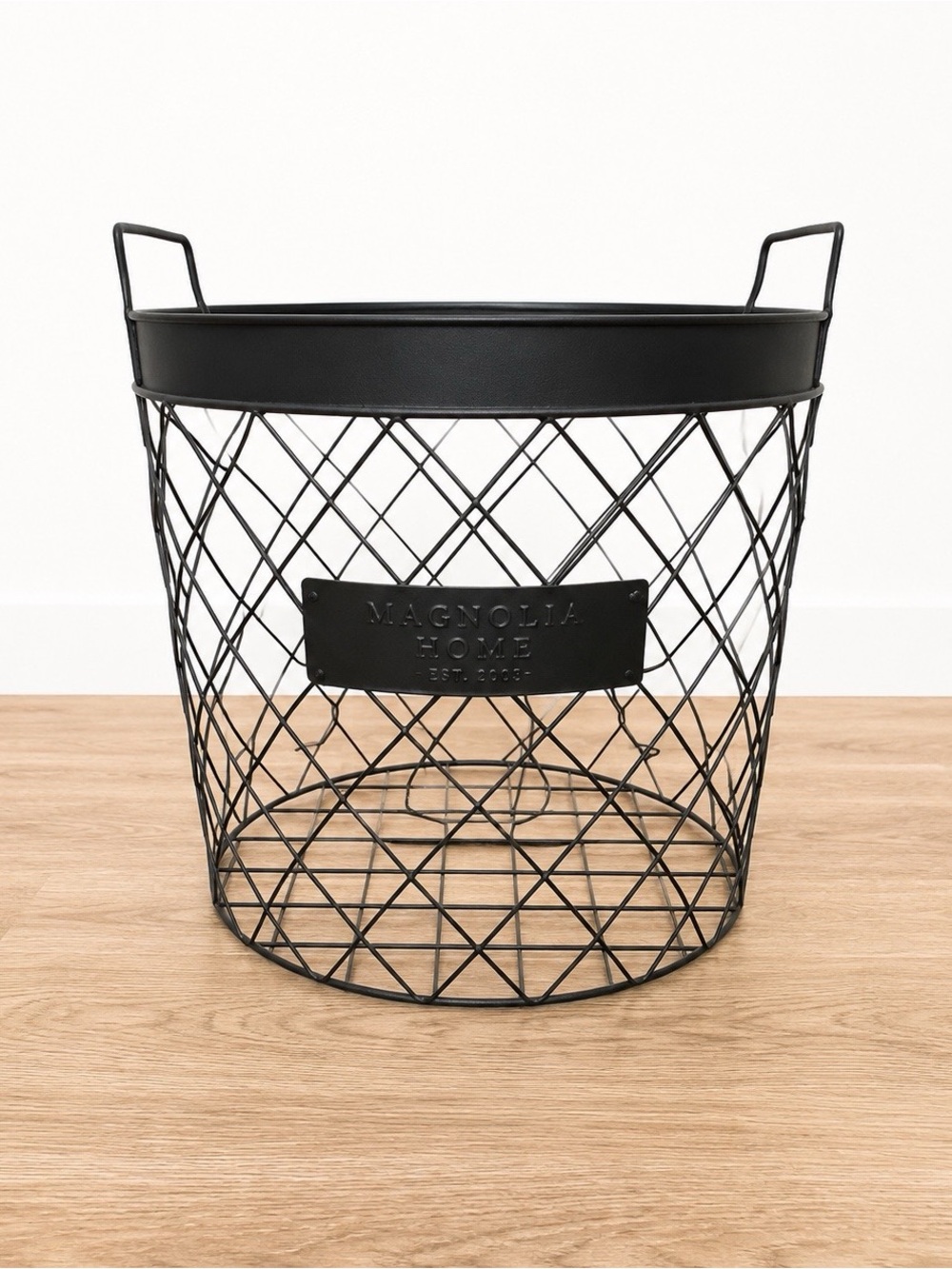 Magnolia Home Black Wire Basket Hearth & Hand for Storage